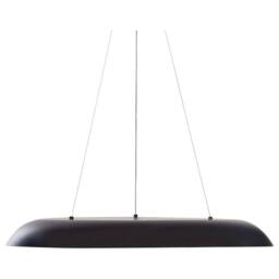 Wyld and Coco Black Metal Pendant Lamp with Integrated LED Ring - thumbnail 2
