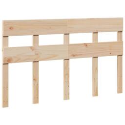 Berkfield Home Bed Frame without Mattress 160x200 cm Solid Wood Pine in Natural - thumbnail 5
