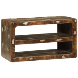 Berkfield Home TV Cabinet 60x32x36 cm Solid Wood Reclaimed in Brown - Size: 60 x 32 x 36 cm - thumbnail 7