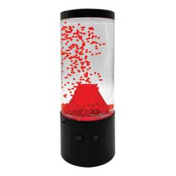 Menkind RED5 Volcano Lamp Stunning Lava-Effect Mood Light in Black - thumbnail 2