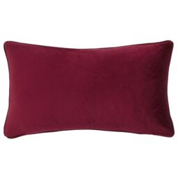 Wylder Meadow Bloom Blossom Printed Chenille Cushion in Purple - Size: 30 cm x 50 cm - thumbnail 3