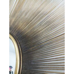Minster Modern Mirror - L3 x W90 x H90 cm in Brown - Size: 1 Pack - thumbnail 2