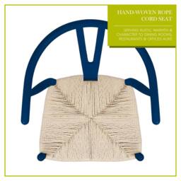 Nicholas Winter 4x Black Beech Wood Scandi Danish Style Dining Chairs - Solid Wood Chairs - thumbnail 4