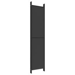 Berkfield Home Durable 6-Panel Room Divider Black 300x220 cm Fabric - thumbnail 6