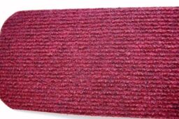 RugsX Wall-To-Wall Malta Maroon Rug in Red - Size: 200 cm x 600 cm - thumbnail 3