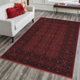 Desire Rugs Yasmin Traditional Bukhara Indoor Living Room Area Rug - Classic Oriental Style in Red - Size: 80 cm x 150 cm - thumbnail 6