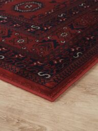 Desire Rugs Yasmin Traditional Bukhara Indoor Living Room Area Rug - Classic Oriental Style in Red - Size: 80 cm x 150 cm - thumbnail 4
