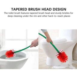 Kelvenix Toilet Brush & Holder Set in Red - thumbnail 5