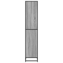 Berkfield Home Modern Bookcase Grey Sonoma 80.5x35x170.5 cm Engineered Wood - thumbnail 5