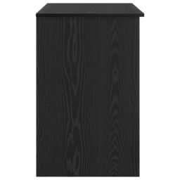 Berkfield Home Desk with Storage Black Oak 90x49.5x75 cm Engineered wood - thumbnail 6