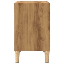 Berkfield Home Bedside Cabinet Artisan Oak 40x30x50 cm Engineered Wood in Brown - Size: 40 x 30 x 50 cm - thumbnail 5