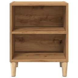 Berkfield Home Bedside Cabinet Artisan Oak 40x30x50 cm Engineered Wood in Brown - Size: 40 x 30 x 50 cm - thumbnail 4