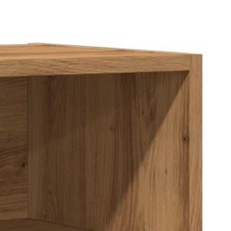Berkfield Home Bedside Cabinet Artisan Oak 40x30x50 cm Engineered Wood in Brown - Size: 40 x 30 x 50 cm - thumbnail 7