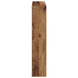 Berkfield Home Wall Shelf Old Wood 90x16x78 cm Engineered Wood in Brown - Size: 90 x 16 x 78 cm - thumbnail 5