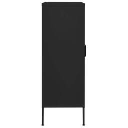 Berkfield Home Storage Cabinet Black 80x35x101.5 cm Steel - thumbnail 5
