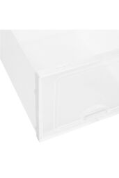 Living and Home 12 Pack Shoe Organizer Storage Boxes under Size 50 in White - thumbnail 3