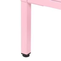 Wyld and Coco Pink Steel Sideboard Wall Mounted Industrial 2 Perforated Doors - thumbnail 7