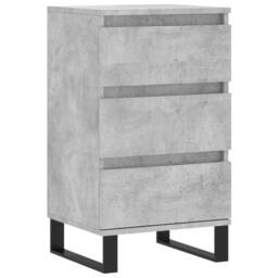 Berkfield Home Sideboard Concrete Grey 40x35x70 cm Engineered Wood - Size: 40 x 35 x 70 cm - thumbnail 3