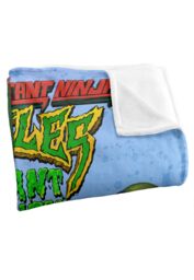 Teenage Mutant Ninja Turtles : Mutant Mayhem Turtle Teens Silky Touch Super Soft Throw Blanket 152 X 127 cm in White - thumbnail 3