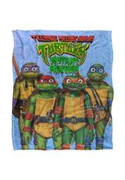 Teenage Mutant Ninja Turtles : Mutant Mayhem Turtle Teens Silky Touch Super Soft Throw Blanket 152 X 127 cm in White - thumbnail 1