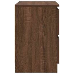 Berkfield Home TV Cabinet Brown Oak 40x35x54 cm Engineered Wood - Size: 40 x 35 x 54 cm - thumbnail 7