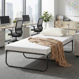 Kelvenix Metal Daybed Frame Single Size Sofa Bed in Black - thumbnail 4
