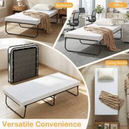 Kelvenix Metal Daybed Frame Single Size Sofa Bed in Black - thumbnail 5