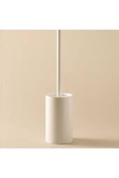 Cosmic Toilet Brush, Free-standing, Matt White, Architect S+ Collection in Soft White - thumbnail 2