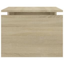 Berkfield Home Coffee Table Sonoma Oak 68x50x38 cm Engineered Wood in Brown - Size: 68 x 50 x 38 cm - thumbnail 6