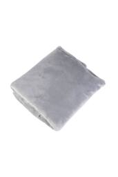 KDMD Light Grey Fleece Throw Blanket 59x78.7 Inch Sofa Bed Warm - thumbnail 2