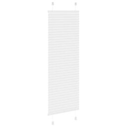 Berkfield Home Pleated Blind White 45x150 cm Fabric Width 44.4 cm Polyester - thumbnail 4