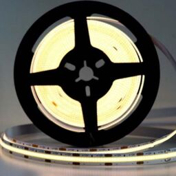 ENER-J 12V COB LED Strip Lights with 300 LEDs/M, 10W/M, 1100lm/M, CRI 90-92, 3000K in White - Size: 25 cm diameter x 19 cm high - thumbnail 2