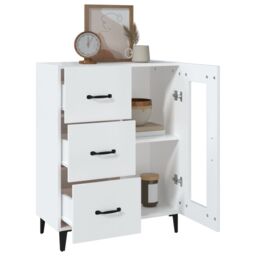 Berkfield Home Sideboard White 69.5x34x90 cm Engineered Wood - thumbnail 5