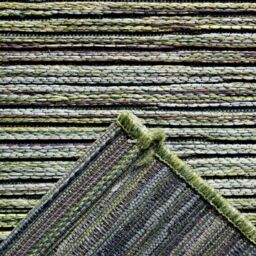 The Rug Shop UK Green Modern Striped Outdoor Easy To Clean Green Area Rug - Size: 200 cm x 290 cm - thumbnail 8