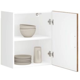 Berkfield Home Kitchen Wall Cabinet¬†Porto Old Wood Engineered Wood in Grey - thumbnail 1