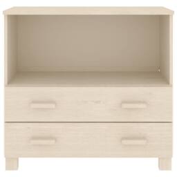 Berkfield Home Sideboard HAMAR Honey Brown 85x35x80 cm Solid Wood Pine - Size: 85 x 35 x 80 cm - thumbnail 5