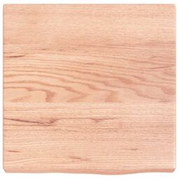 Berkfield Home Wall Shelf Light Brown 40x40x(2-4) cm Treated Solid Wood Oak - thumbnail 2