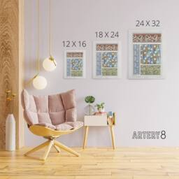 "Artery8 Lily of the Valley Canvas Wall Art Print Vintage Floral Verneuil - Size: W18"" x H24""" - thumbnail 4