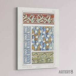 "Artery8 Lily of the Valley Canvas Wall Art Print Vintage Floral Verneuil - Size: W18"" x H24""" - thumbnail 2