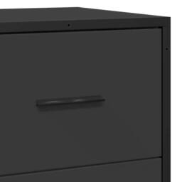 Berkfield Home Sideboard Black 68x35x76 cm Engineered Wood - Size: 68 x 35 x 76 cm - thumbnail 8