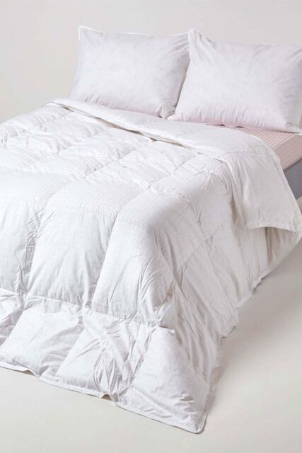 Homescapes Premium White Goose Down 10.5 Tog Autumn Duvet - Size: Double - image 1