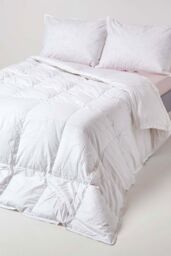Homescapes Premium White Goose Down 10.5 Tog Autumn Duvet - Size: Double - thumbnail 1
