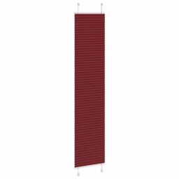 Berkfield Home Pleated Blind Bordeaux Red 40x200 cm Fabric Width 39.4 cm Polyester - thumbnail 4
