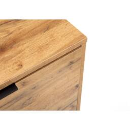 Cheshire Premium Kora 6 Drawer Wide Chest - Oak in Brown - thumbnail 6