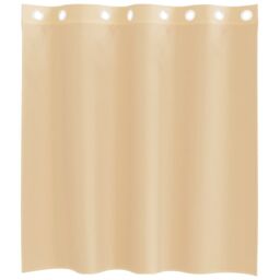 Berkfield Home Voile Curtains with Grommets 2 pcs Sand in Brown - thumbnail 4