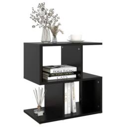 Berkfield Home Elegant Bedside Cabinets 2 pcs Black 50x30x51.5 cm Engineered Wood - thumbnail 4