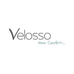 Velosso Tropical Leaf Cotton Rich Printed Duvet Cover & Pillowcase in Grey - Size: King - thumbnail 4