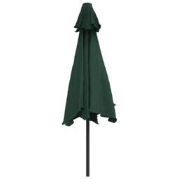 Berkfield Home LED Cantilever Umbrella 3 m Green - thumbnail 6