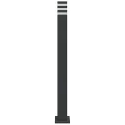 Berkfield Home Outdoor Floor Lamps 3pcs Black 110 cm Aluminium - thumbnail 4