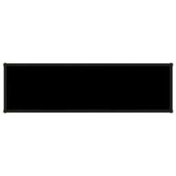 Berkfield Home Console Table Black 120x35x75 cm Tempered Glass - Size: 120 x 35 x 75 cm - thumbnail 4